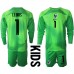 Frankrijk Hugo Lloris #1 Keeper Babykleding Uitshirt Kinderen WK 2022 Lange Mouwen (+ korte broeken)